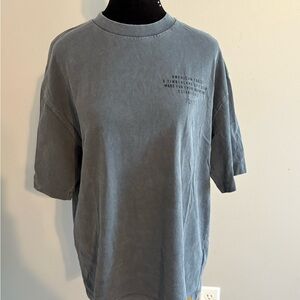 American Eagle x Timberland Classic Blue Boxy Fit Tee